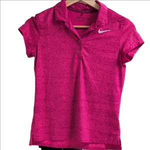 Nike Kids Fuchsia Button Down Shirt